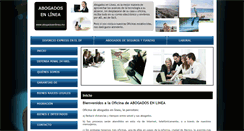 Desktop Screenshot of abogadosenlinea.mx